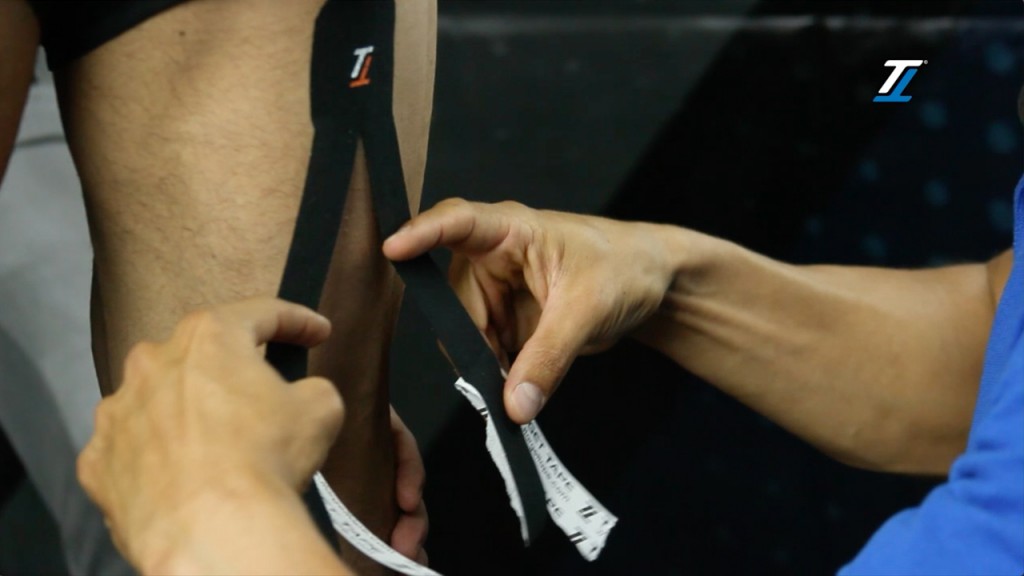 Dolor de muslo posterior Target Tape